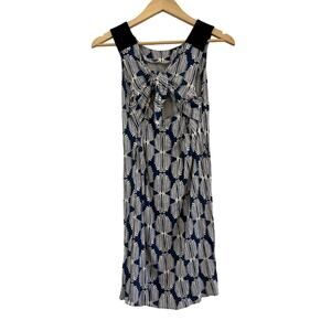 Hoss Intropia Front Tie Cutout Dress Womens XS Boho Coastal Beach Nautical